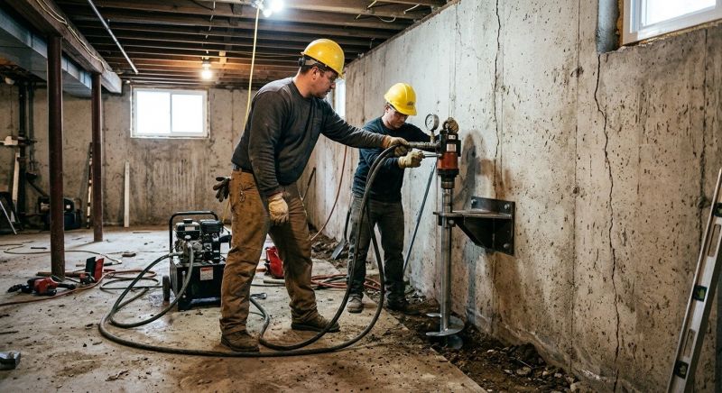 Basement Stabilization in Kerrville, TX