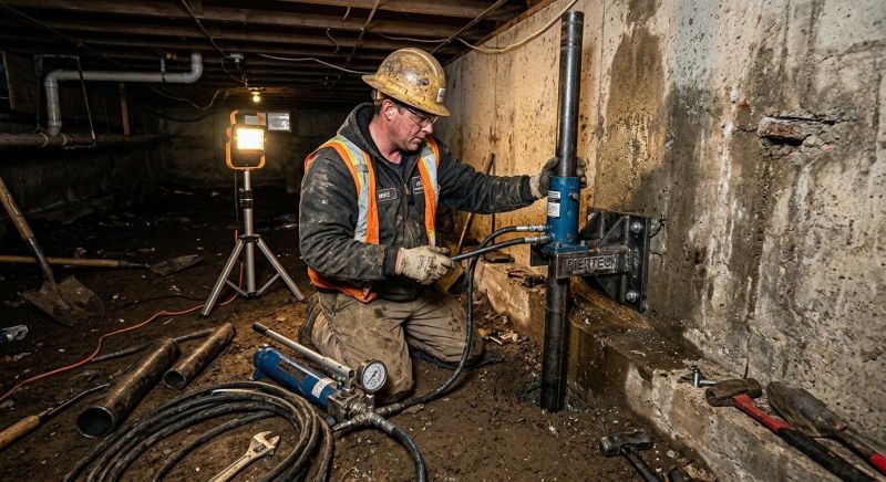 Concrete Foundation Leveling in Center Point, TX
