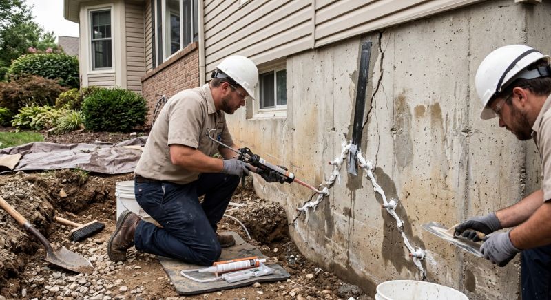 Cracked Foundation Repair in Comfort, TX