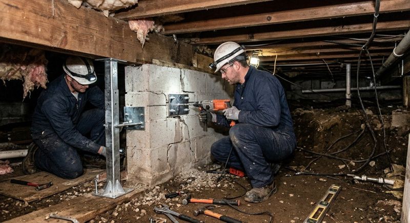 Crawlspace Foundation Repair in Comfort, TX