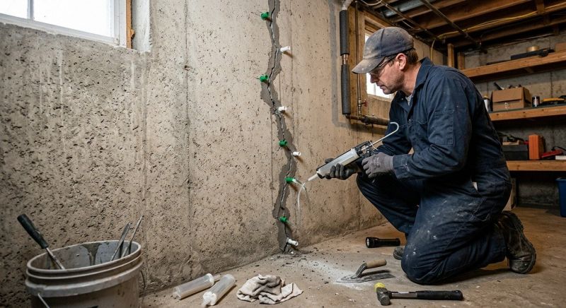 Foundation Crack Repair in Comfort, TX