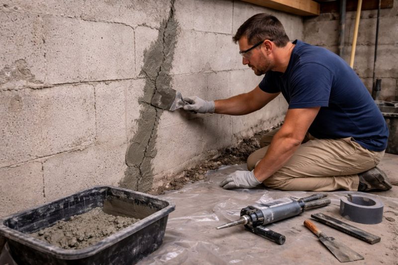 Foundation Crack Repair in Fredericksburg, TX