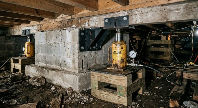 Foundation Jacking in Fredericksburg, TX