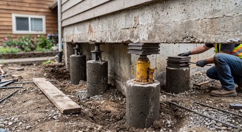 Foundation Pier Leveling in Kerrville, TX