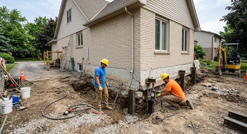 Helical Piers Installation in Kerrville, TX