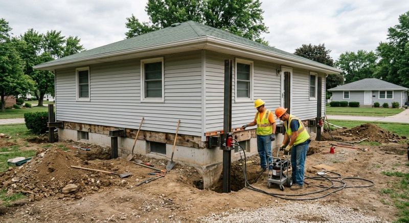 Home Foundation Leveling in Ingram, TX