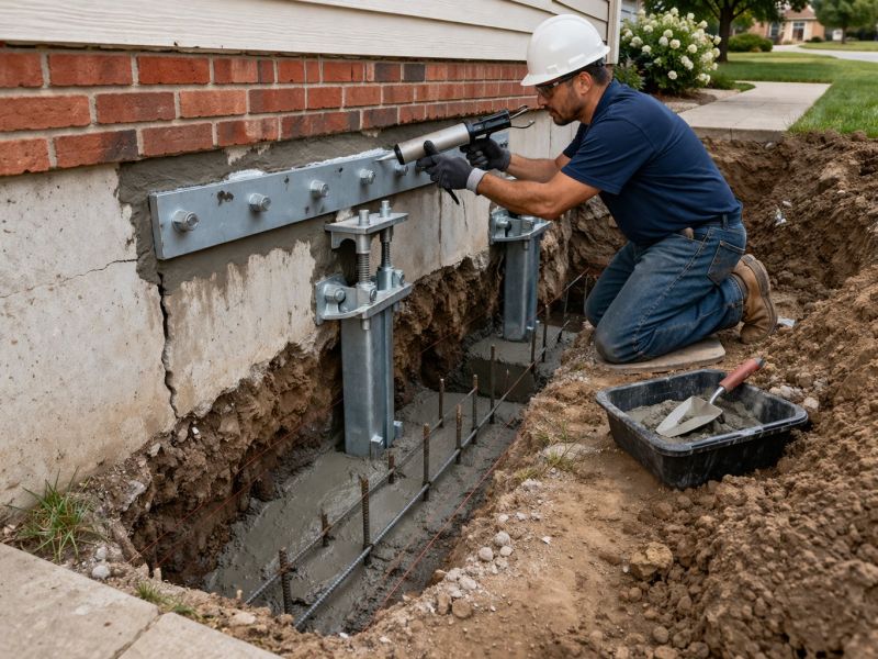Home Foundation Repair in Ingram, TX