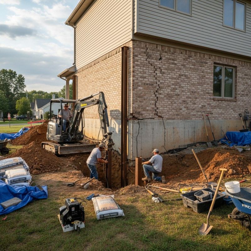 Home Foundation Repair in Medina, TX