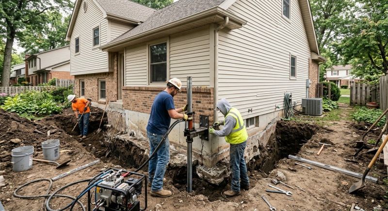 House Foundation Repair in Kerrville, TX