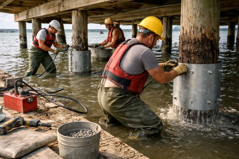 Piling Repair in Ingram, TX