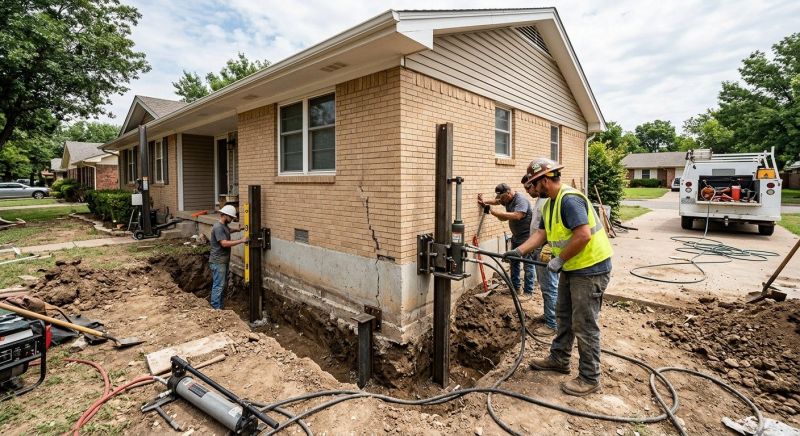 Settling Foundation Service in Fredericksburg, TX