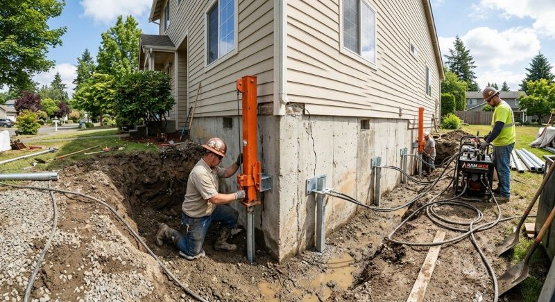 Sinking Foundation Repair in Comfort, TX
