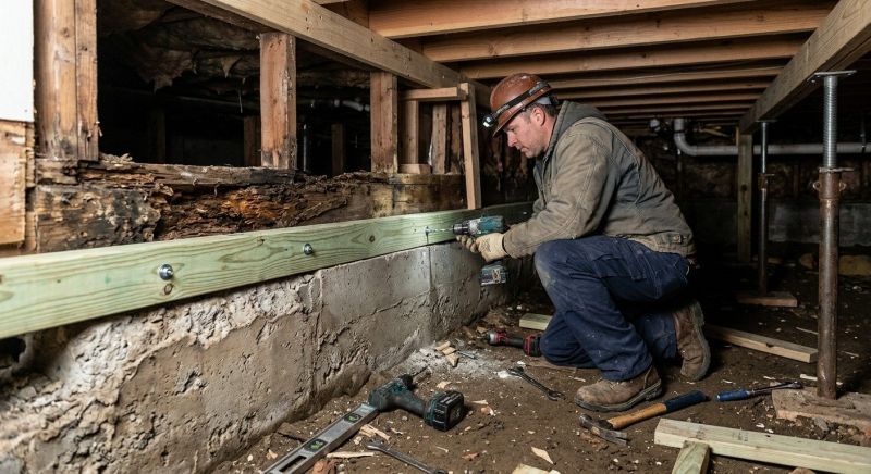 Sinking Foundation Repair in Fredericksburg, TX