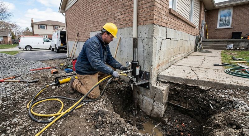 Sinking Foundation Repair in Fredericksburg, TX