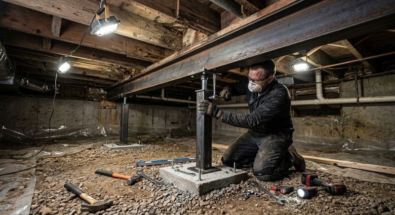 Slab Foundation Repair in Kerrville, TX