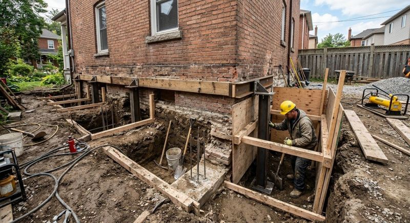 Structural Underpinning in Kerrville, TX