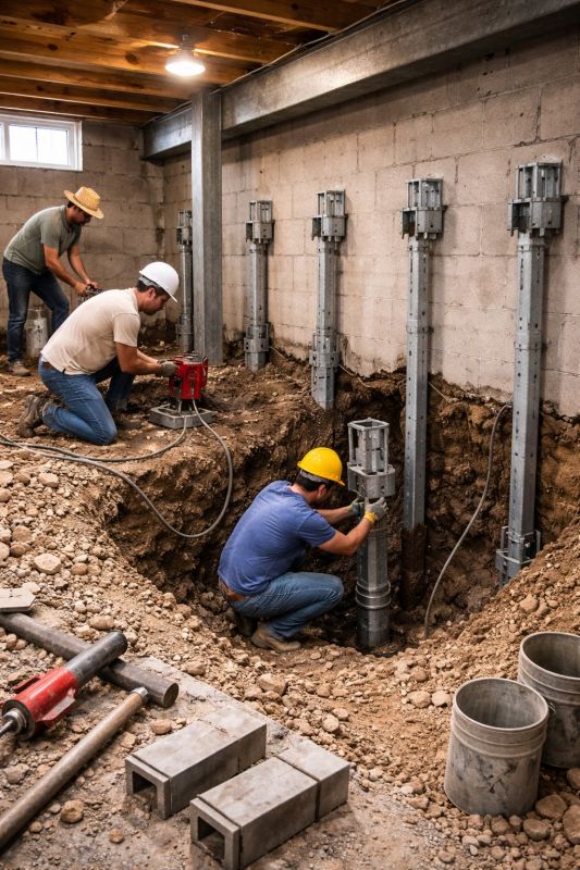 Underpinning Repair in Kerrville, TX